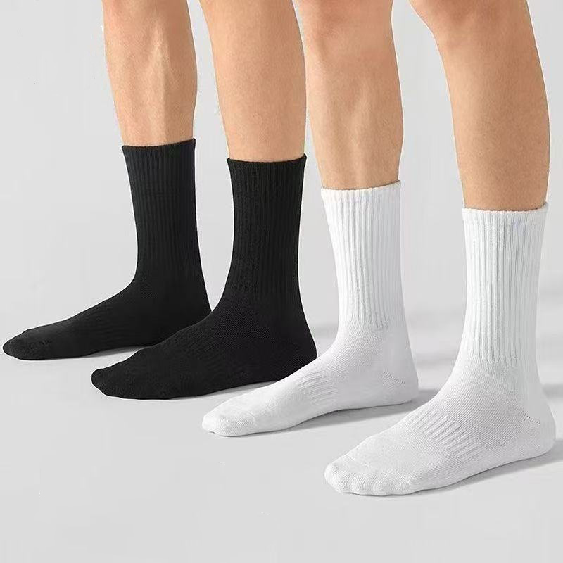100% cotton men's antibacterial cotton socks pure cotton socks odor-resistant sports socks summer thin socks men's short socks